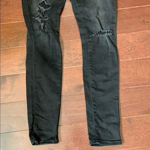 Black AG SUPER SKINNY LEGGING ANKLE SIZE 25R - Picture 3 of 8